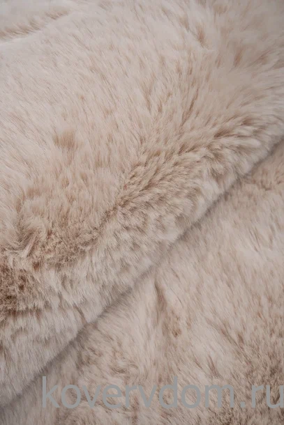 Ковер из искусственного меха Krolik 1000A T2408_BEIGE круг