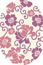 Овальный ковер розовый SUNRISE 2 V142 BONE-PINK Овал