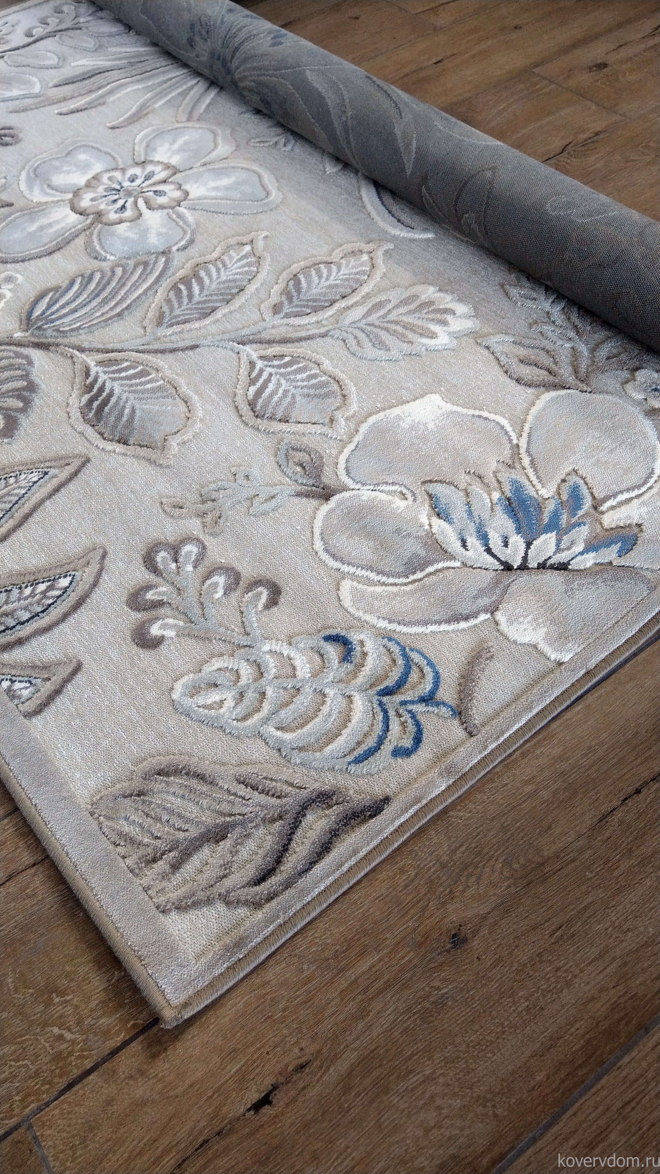 Рельефный ковер из вискозы GENOVA 38338 6525 61 Цветы