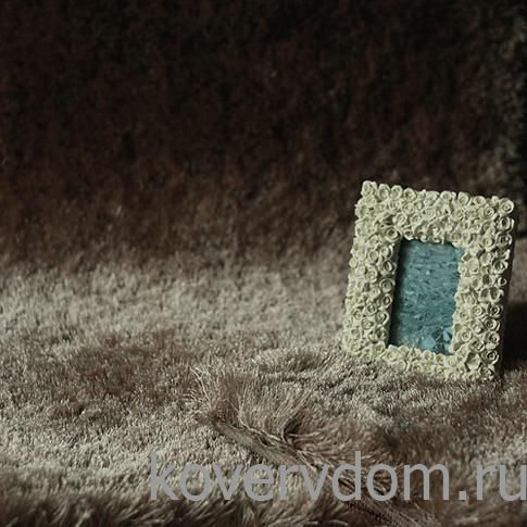 Ковер длинноворсовый Шелк Шегги BEIGE 