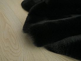 Овальный ковер RABBIT PREMIUM MS1000 BLACK