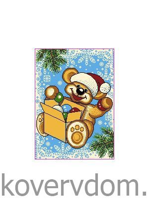 Новогодний сувенирный коврик 91034