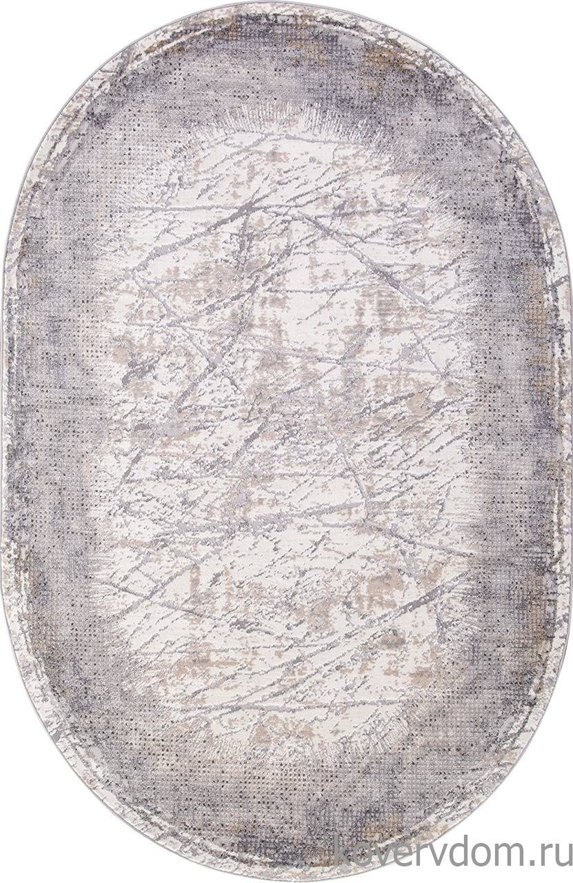Ковер MODA 9804 ACIK GRI Овал Ковер MODA 9804 ACIK GRI Овал