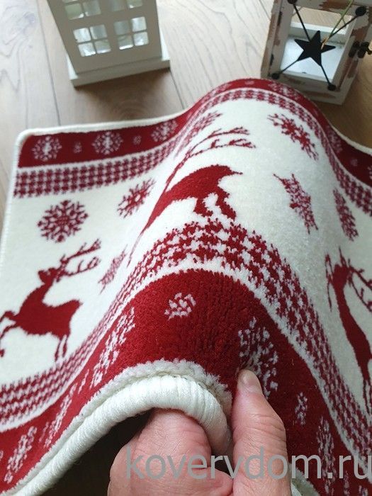 Новогодний сувенирный коврик 40147 ОЛЕНИ