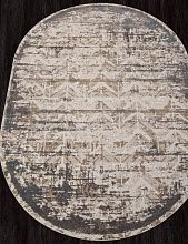 Круглый ковер SIESTA M035A BONE / GRAY Овал