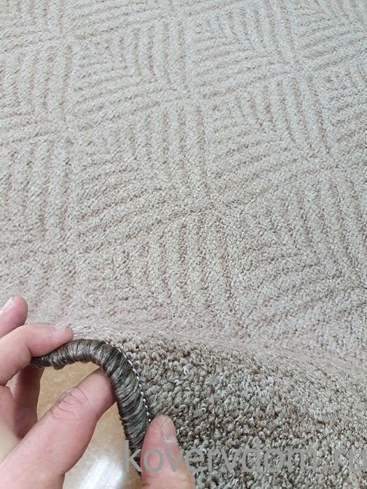 Однотонный ковер-палас скандинавский Toronto 257 какао