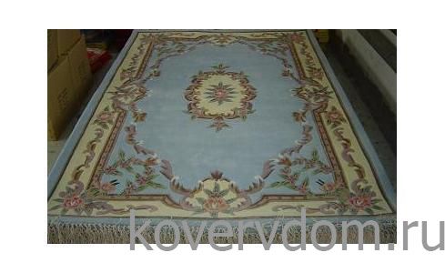 Ковер ручной работы ФЛОРА 510 акрил 431 голубой