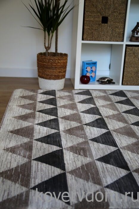 Высокоплотный ковер Скандинавия 52330-80