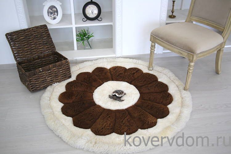 Ковер натуральный из меха Альпаки 45 Ковер натуральный из меха Альпаки 45