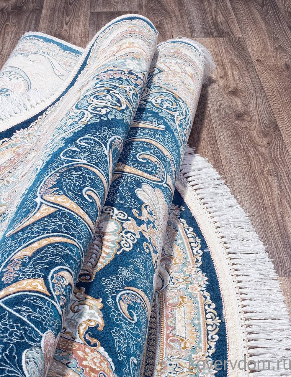 Ковер FARSI 1500 144 DARK BLUE Круг