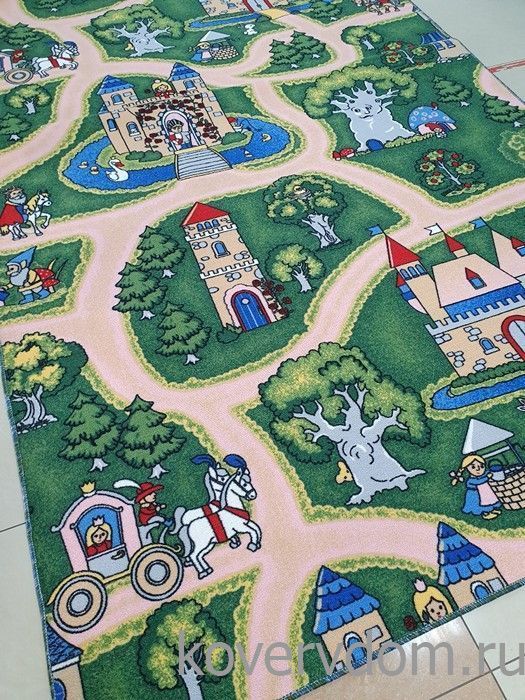 Детский ковер-палас  Сказочный городок  Детский ковер-палас  Сказочный городок