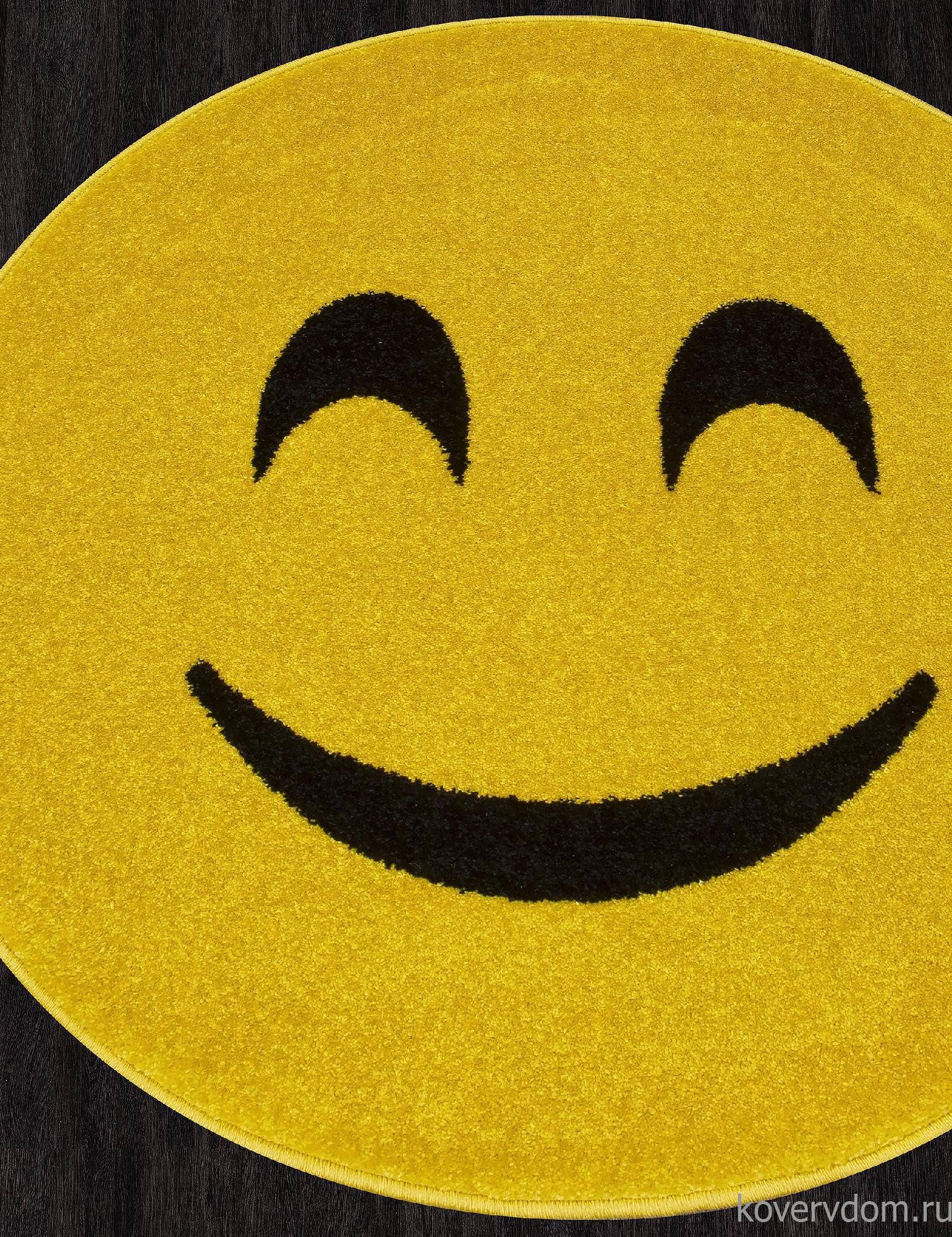 Ковер SMILE NC16 YELLOW Круг Ковер SMILE NC16 YELLOW Круг