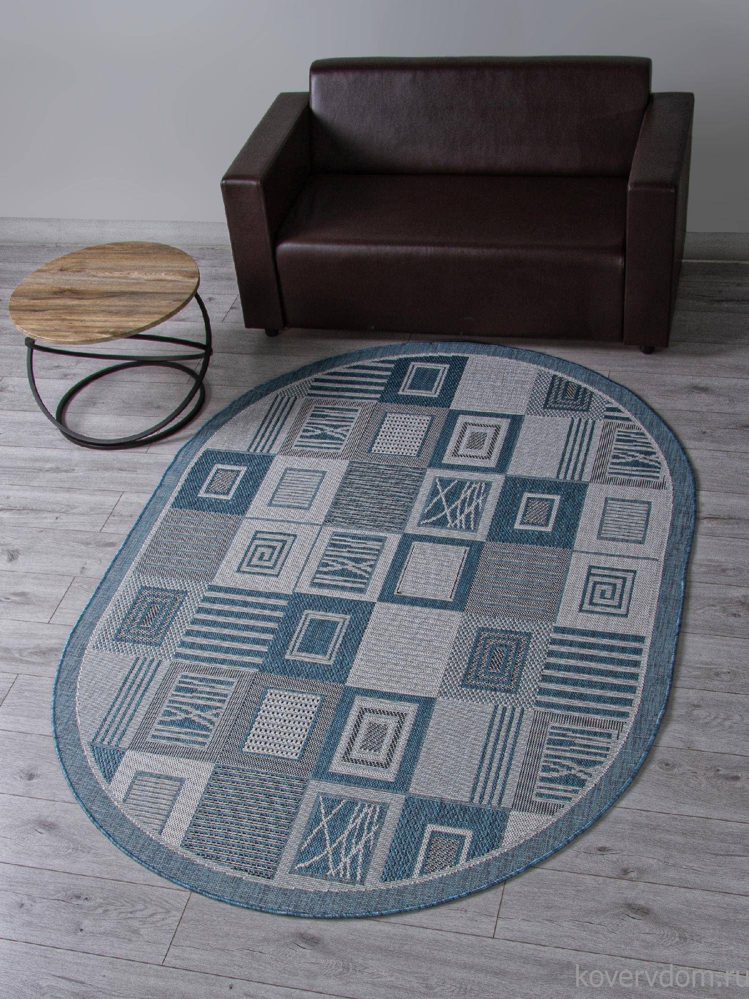 Ковер KAIR S138 BLUE Овал Ковер KAIR S138 BLUE Овал