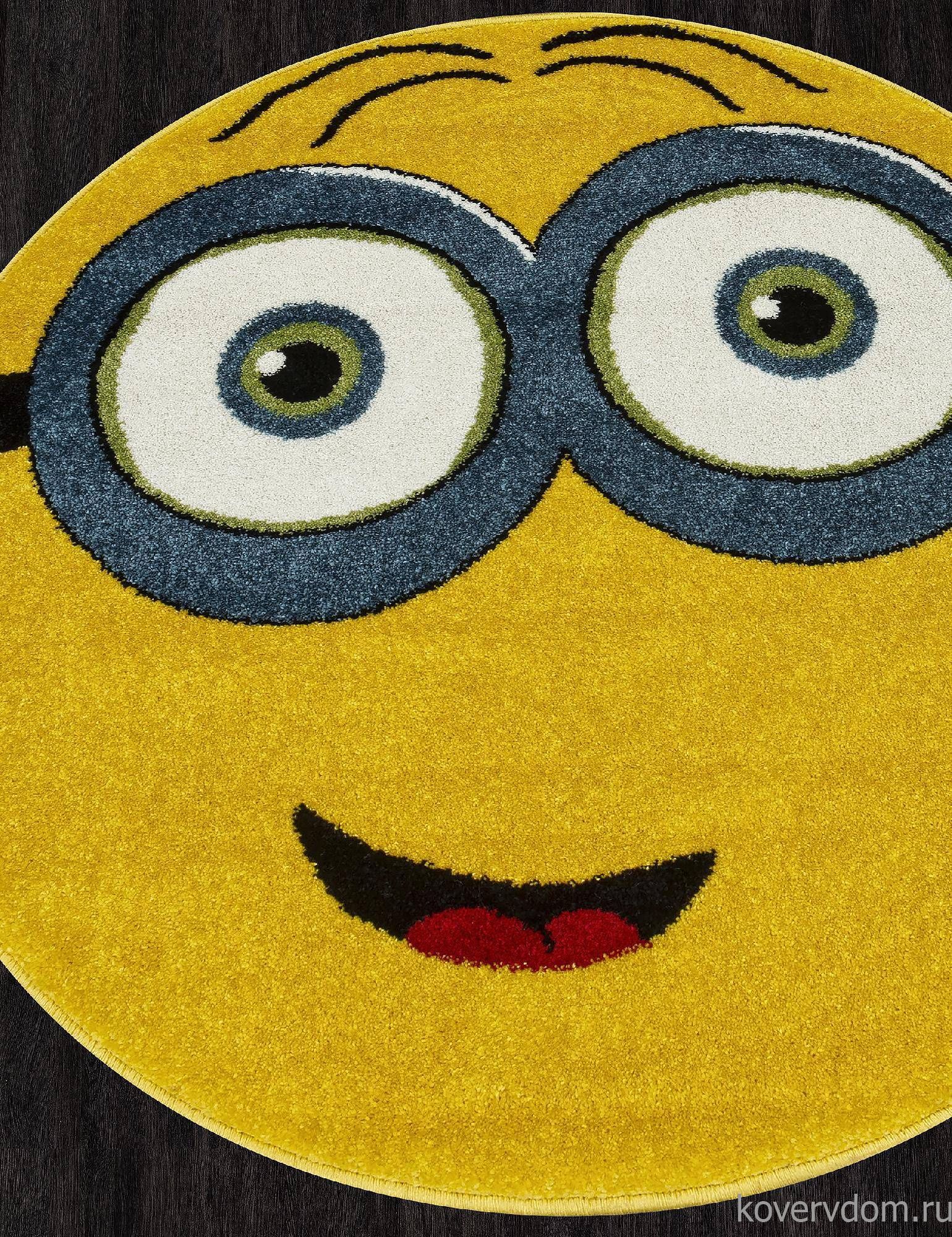 Ковер SMILE NC13 YELLOW Круг Ковер SMILE NC13 YELLOW Круг