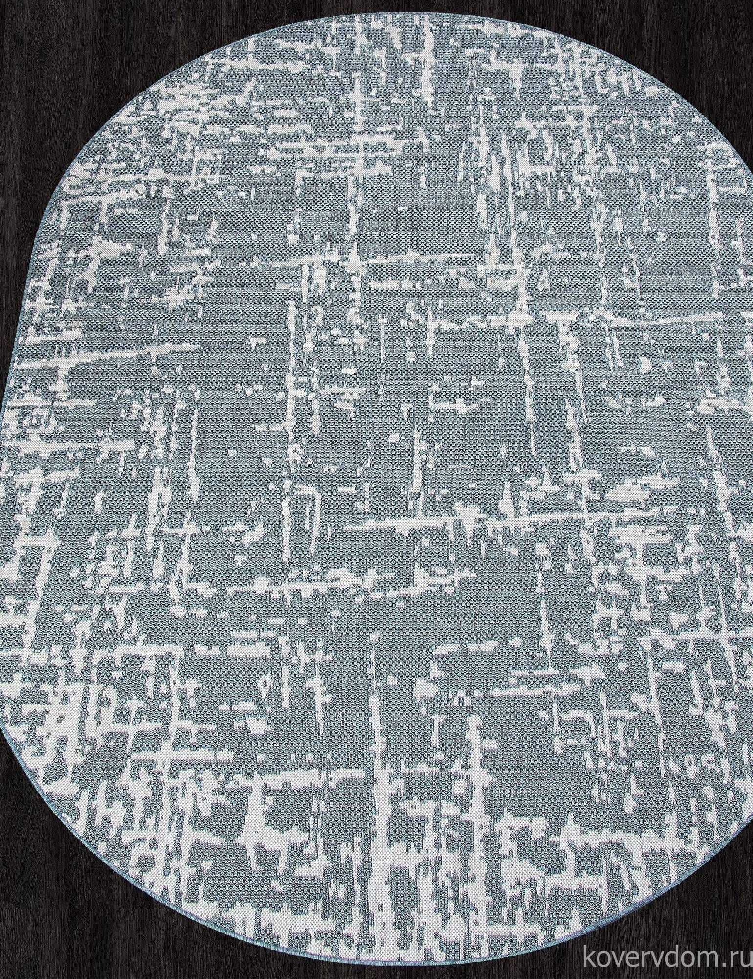 Ковер-циновка KAIR-A S136 BLUE Овал