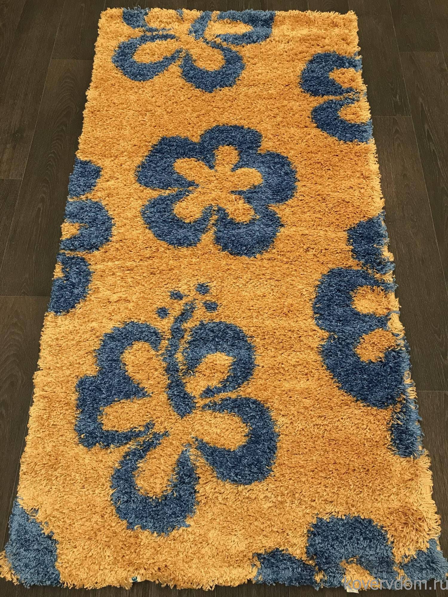 Ковер SHAGGY ULTRA s605 YELLOW-BLUE Ковер SHAGGY ULTRA s605 YELLOW-BLUE