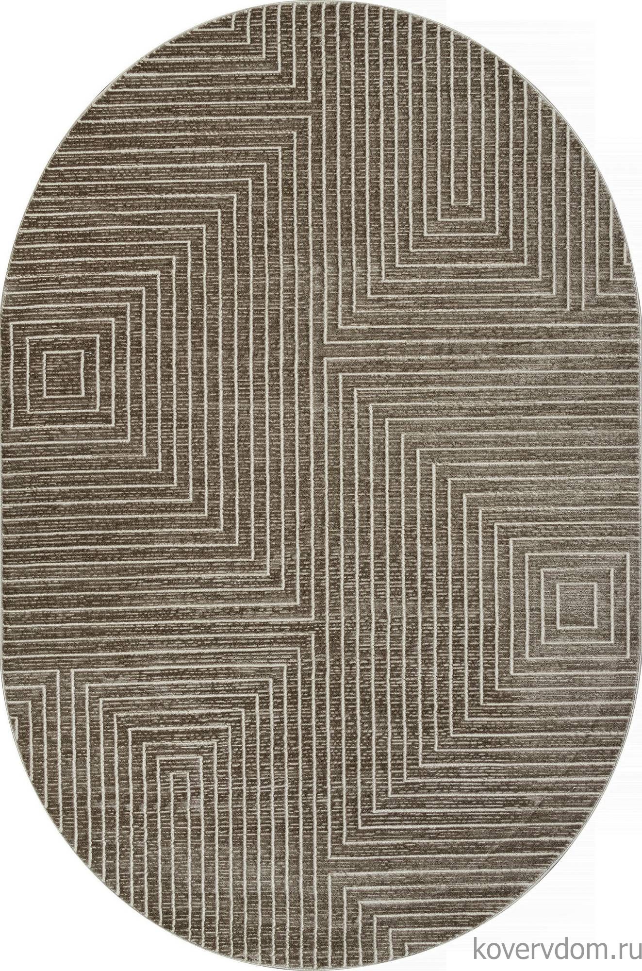 Ковер SIROCCO E256AL BROWN / BEIGE Овал Ковер SIROCCO E256AL BROWN / BEIGE Овал