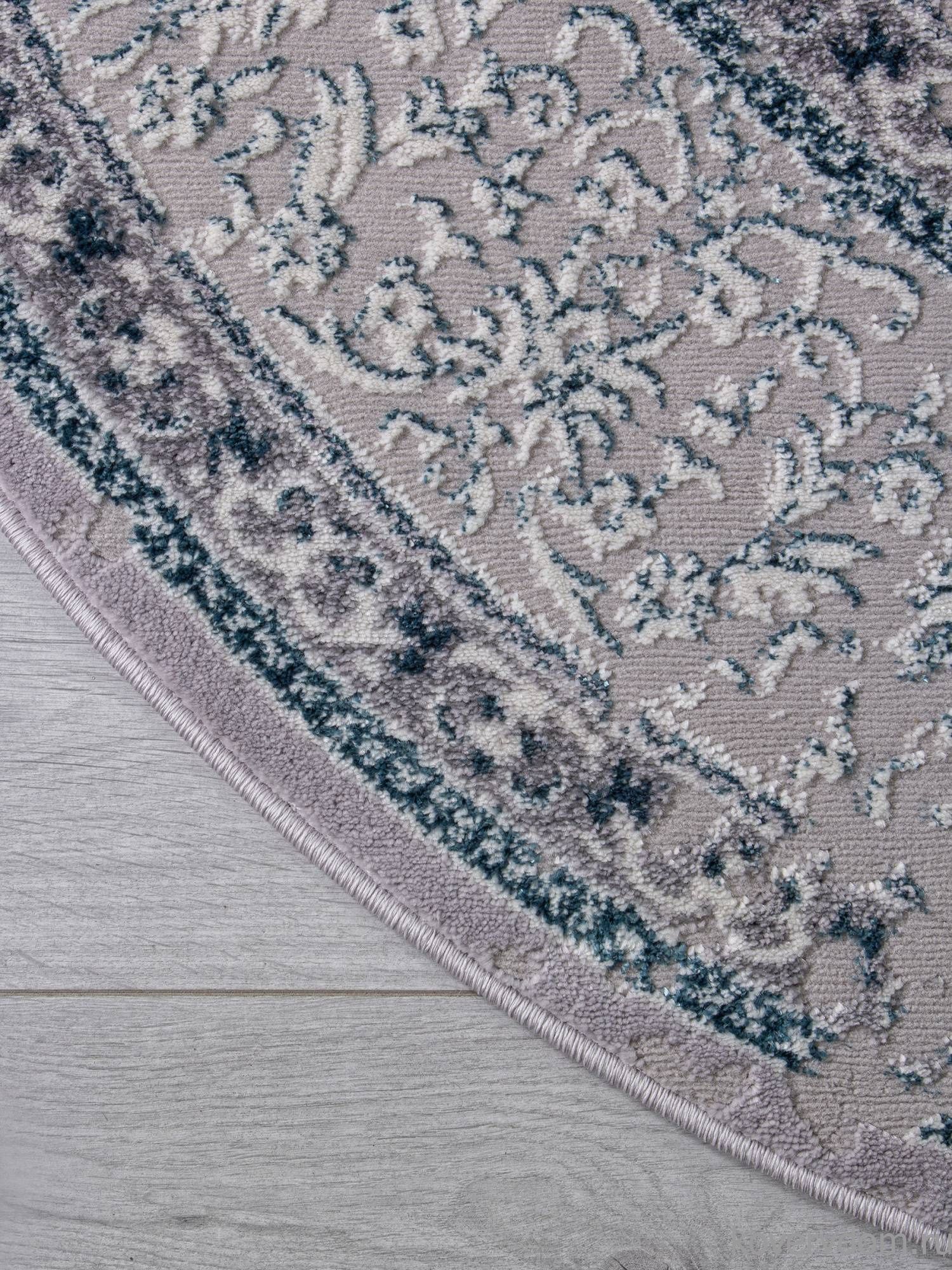 Ковер PALERMO F294 GRAY Овал