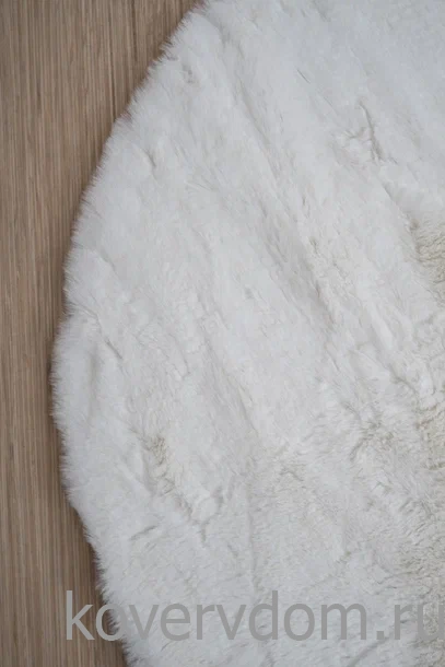 Ковер из искусственного меха Krolik 1000A T1120_CREAM круг