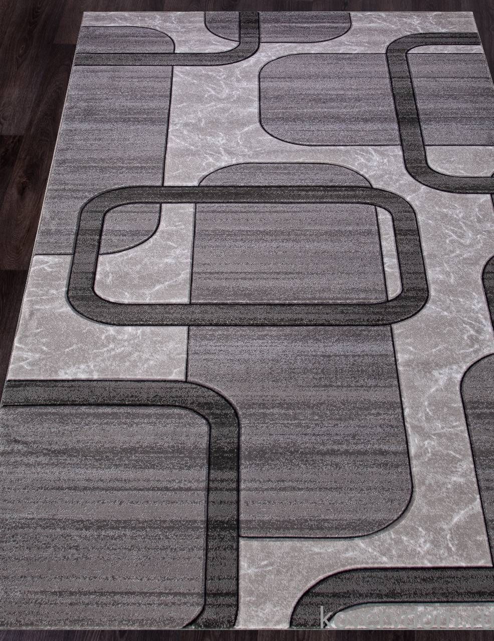 Ковер MEGA CARVING D465 LIGHT GRAY