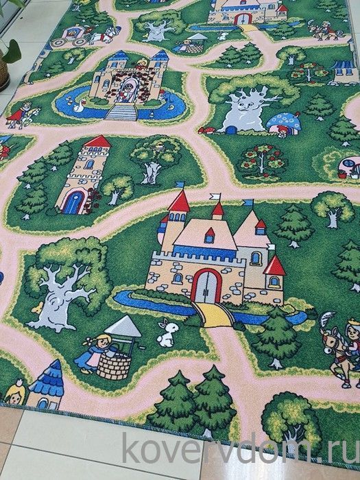 Детский ковер-палас  Сказочный городок  Детский ковер-палас  Сказочный городок