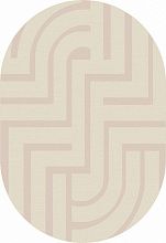 Овальный ковер обычный ворс DIOS F439 LIGHT CREAM Овал