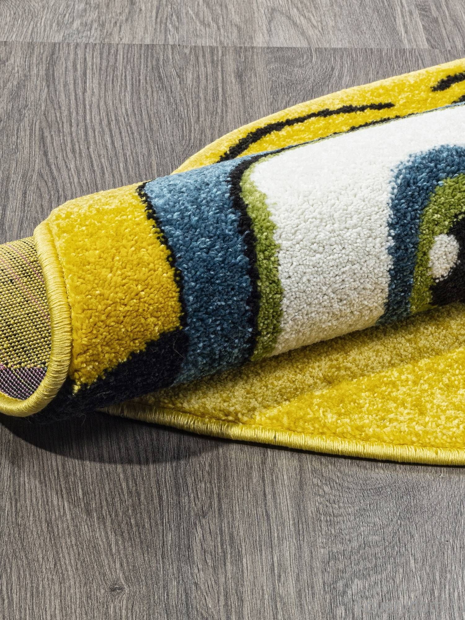 Ковер SMILE NC13 YELLOW Круг Ковер SMILE NC13 YELLOW Круг