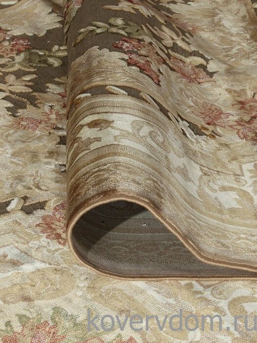 Рельефный ковер из вискозы VENEZIA 5095 193872 l  brown